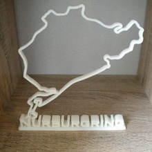 nurburgring track freestanding race 3d print model - Mito3D