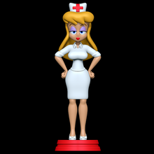 enfermeira animaníacos arte fêmea hospital sexy mulher menina Alto calcanhares arco batom maluco melodias 3d print model - Mito3D