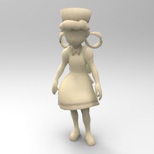 infermiera gioia pokemon saga gioco anime l'infermiera la cenere pikachu nintendo 3d print model - Mito3D