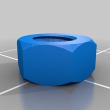 nut job try--b tool customized parts 3d print model - Mito3D