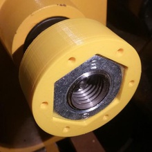 Nuss-ring m33 Holz Drehbank tool nut-adapter 3d print model - Mito3D