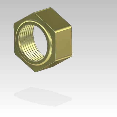 nut union 20-27 gas fitting per diameter 20 home 3D print model - Mito3D