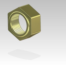 nut union 20-27 gas fitting per diameter 20 home 3d print model - Mito3D