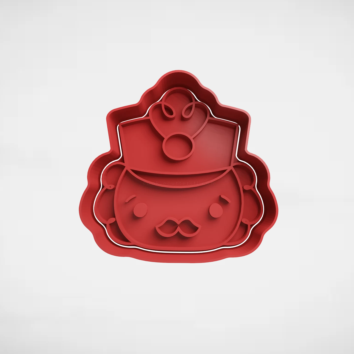 Nussknacker Weihnachten Plätzchen Cutter Schneider stl Formen fröhlich 3D print model - Mito3D