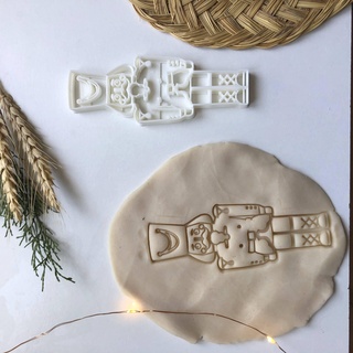 cascanueces molde Galleta cortador arcilla moldear galleta Navidad escuela politécnica juguete 3d print model - Mito3D
