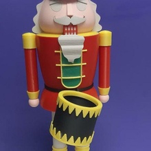 cascanueces soldados Arte Navidad decoración fiesta soldado juguete 3d print model - Mito3D