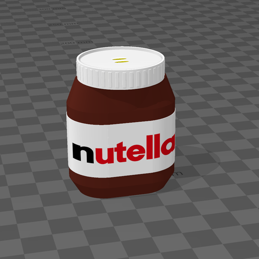nutella gadget eat 3D print model - Mito3D