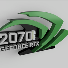 nvidia gpu support gtx2070 super gadget 2070 geforce rtx2070super rtx computer 3d print model - Mito3D