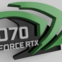 nvidia rtx 2070 gpu-Unterstützung gadget geforce Auss Unterstützung computer 3d print model - Mito3D