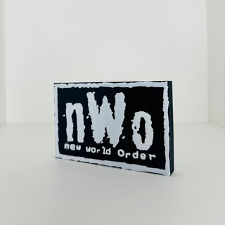 nwo logotipo exibição maniacmancave3d 3d print model - Mito3D