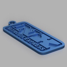 nx logo keychain racing sparco motul nitro nitrous omp ramair kn k&n art 3d print model - Mito3D