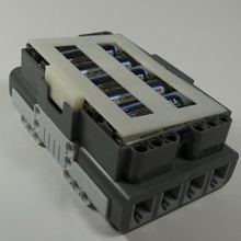 nxt battery cover various 3d openscad parametric part robot 3d print model - Mito3D