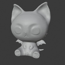 nyanpyte art nyanpyre toy animal gato vampiro bonito cat vampire 3d print model - Mito3D