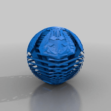 nyc city chrysler-building ball art sculptures 3d print model - Mito3D