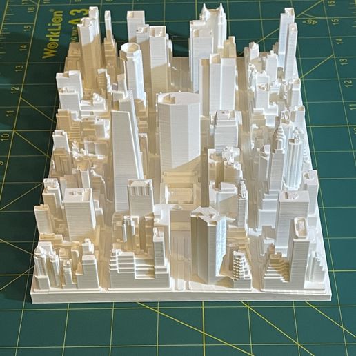 York grandioso central zona arquitectura ciudad diorama monitor 3D print model - Mito3D