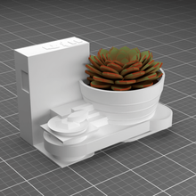 nyc guggenheim museum planter architecture building home frank lloyd wright plant pot city new york 3d print model - Mito3D