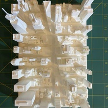 York cuadrado arquitectura ciudad diorama monitor 3d print model - Mito3D
