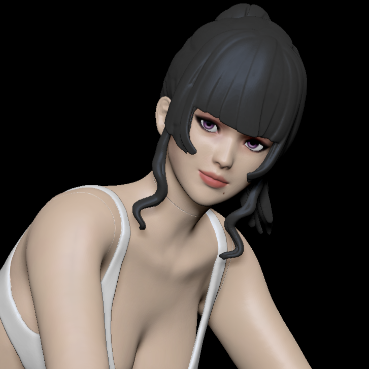 nyotengu in abbigliamento sportivo preghiera doa5 allenarsi tengu morto or vivo atletico femmina doa6 6 donna anime 3D print model - Mito3D