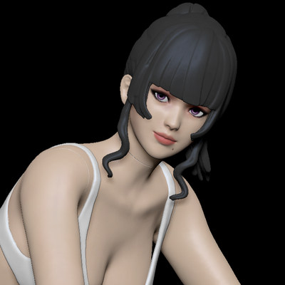 nyotengu in roupa esporte oração doa5 exercite tengu morto or vivo atlético fêmea doa6 6 mulher anime 3d print model - Mito3D