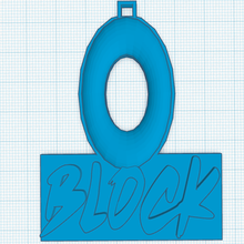 block chaîne pendentif 3d print model - Mito3D