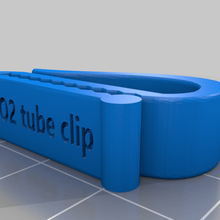o2-tubo clip vari 3d print model - Mito3D