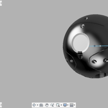 o2 sferic drone 3d print model - Mito3D