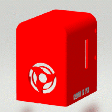 o5f3 couverture gaine Itachi Sharingan gadget fokoos odin5 3 ventilateur Naruto 3d print model - Mito3D