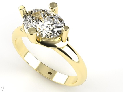 Eichenholz Vino 675 8x6 Design Ring Größe us Toleranz stl Diamant 3d print model - Mito3D