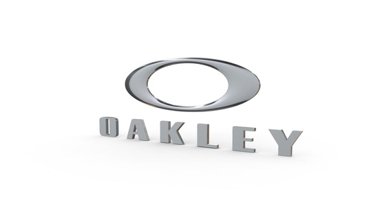 Oakley Logo Boutique Marke Geschäft Emblem Stil Symbol Luxus Mode Zubehör stilvoll Trend 3d print model - Mito3D