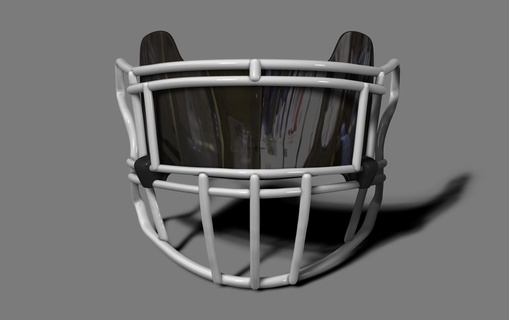 Oakley visière masque ii nfl riddell vitesseflex casque art vitesse Football américain super Bowl vince Lombardi bol 3d print model - Mito3D