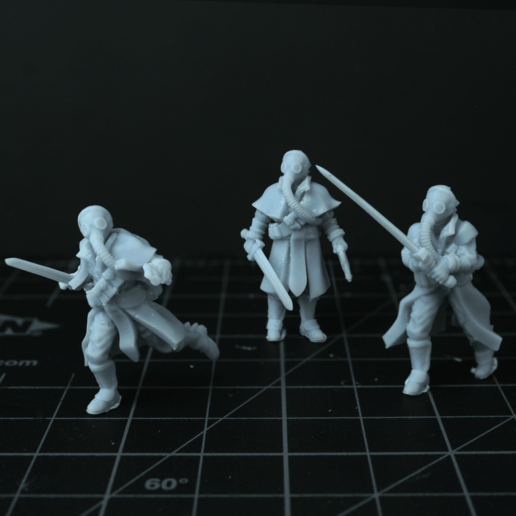 oathkeeper Kader Spiel chaos Kultisten imperial guard necromunda pleb las autopistol 3D print model - Mito3D