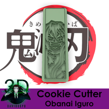 Obanai iguro Plätzchen Cutter Kimetsu yaiba 3d print model - Mito3D