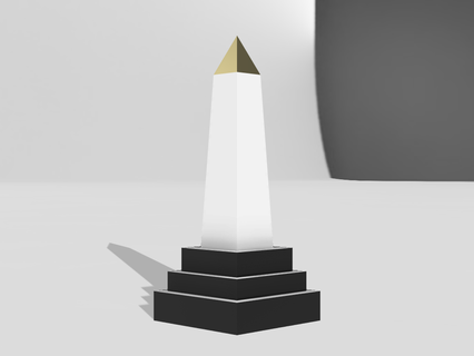 obelisco Egitto gadget gioco figurina modello 3d print model - Mito3D