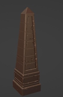 obelisco Monumento arquitectura obelisco mesa obelix juegos mesa obelisco tablero juegos mini 3d impresión obelisco Monumento obelisco terreno 3d print model - Mito3D