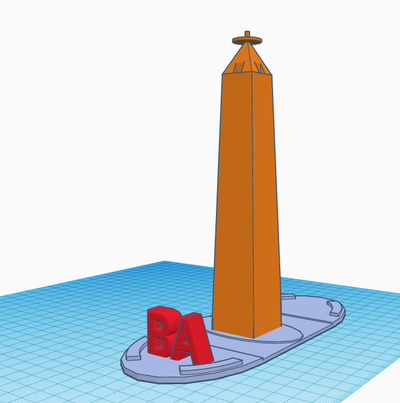obelisk spiral holder buenos aires mosquitoes argentina 3d print model - Mito3D