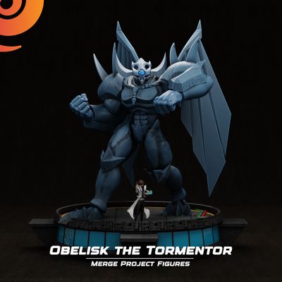 obelisk tormentor - yu-gi-oh art yugioh anime exodia toy fanart 3d print model - Mito3D