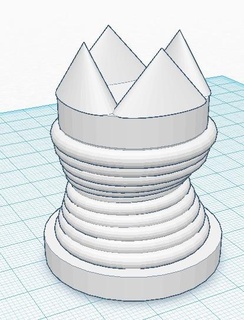 obeso torre épico ajedrez taco cuerdas 3d impresión 3d print model - Mito3D