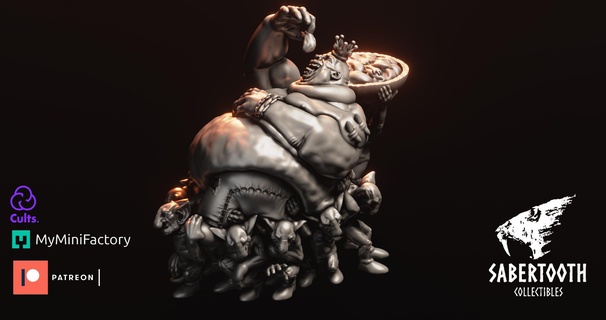 obeso gordo ogro graxa 3d print model - Mito3D