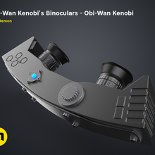 obi wan Kenobi jumelles 3d print model - Mito3D