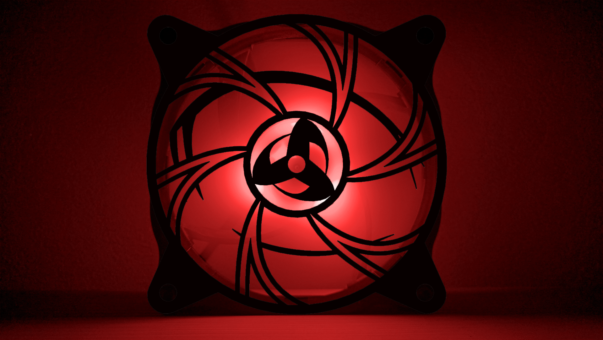 obito uchiha mangekyou sharingan pc ventilador cubierta carcasa funda naruto kakashi itachi anime sasuke madara 3D print model - Mito3D