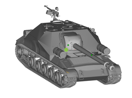obj704 version2 Panzer stl schwer Welt Ausführung 2 Modell 3d print model - Mito3D