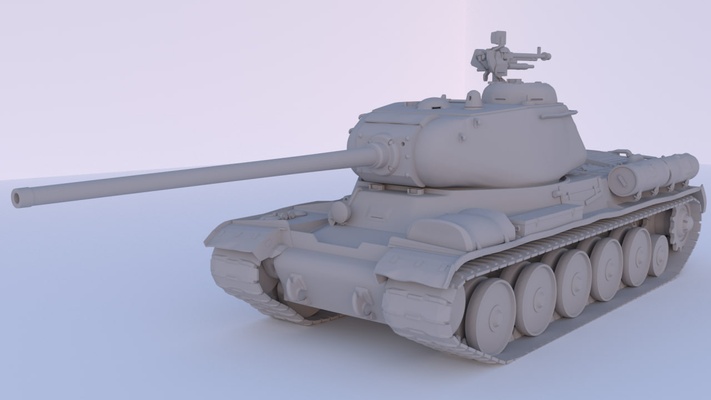 object 244 1 72 tanque militares 3d print model - Mito3D