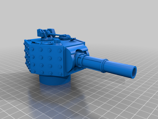 object 757 pesado torreta búnker 3d impresión 3d print model - Mito3D