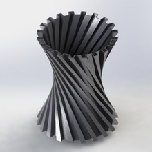 objects pot vase plants cool pen flower ornament 3d print model - Mito3D