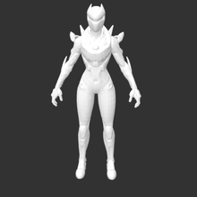 oblivion fortnite game play woman figure skin cool 3d print model - Mito3D