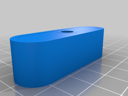 oblungo futon scivolare sostituzione parti ricambio riparazione fai 3d print model - Mito3D