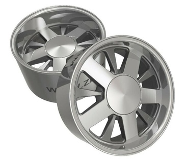 obs chevy 20 staggered Various c1500 silverado chevrolet restomod wheels rims tires 3d print model - Mito3D