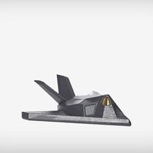Beobachter Spiel Flugzeug Flug stealth 3d print model - Mito3D