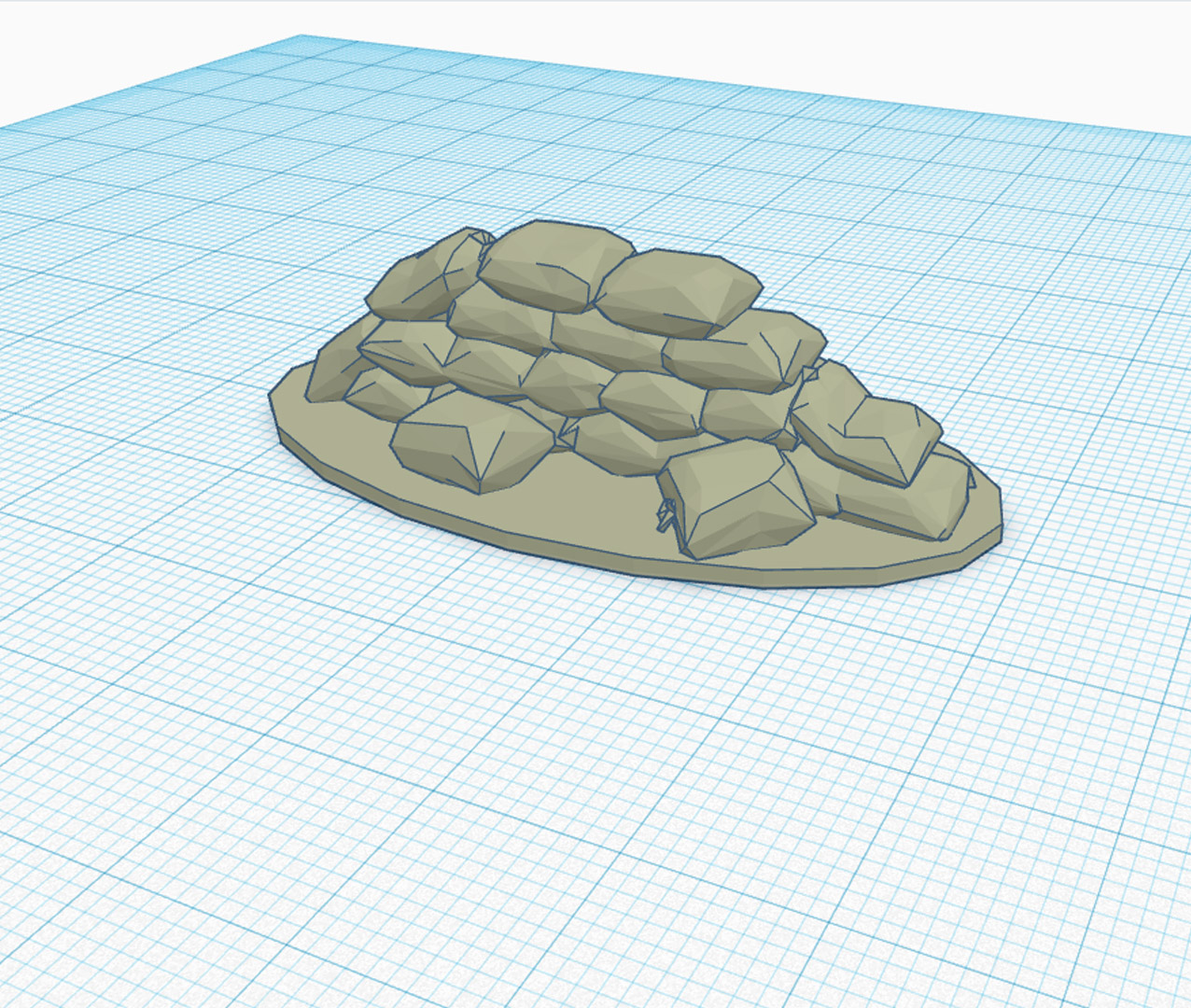 obstaculo bolsa de arena - sand bag Game bolsas muro 3D print model - Mito3D