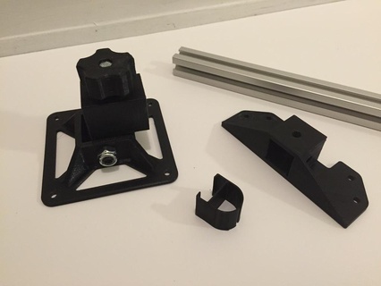 obutto r3volution 4th monitor mount electronics 3d print model - Mito3D
